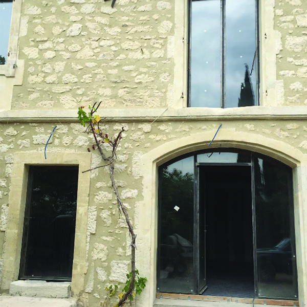 Rénovation ouvertures d'un mas